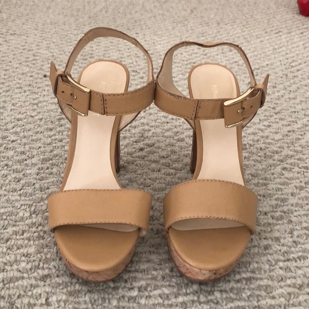 Nine West Elenny Leather Heeled Sandal
